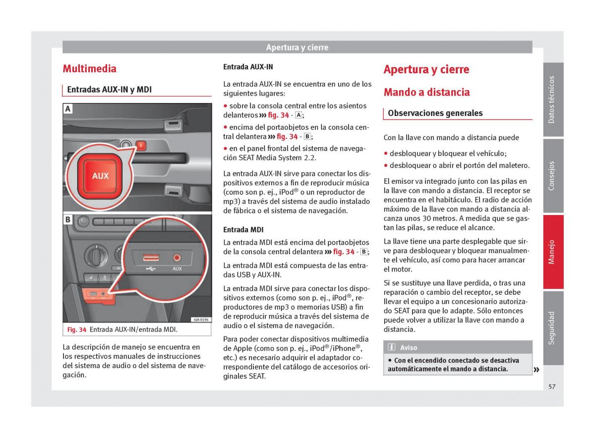 Seat Toledo IV 4 manual del propietario / page 59