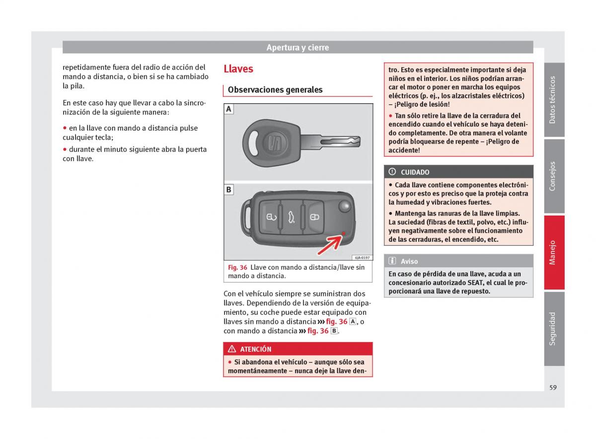 Seat Toledo IV 4 manual del propietario / page 61