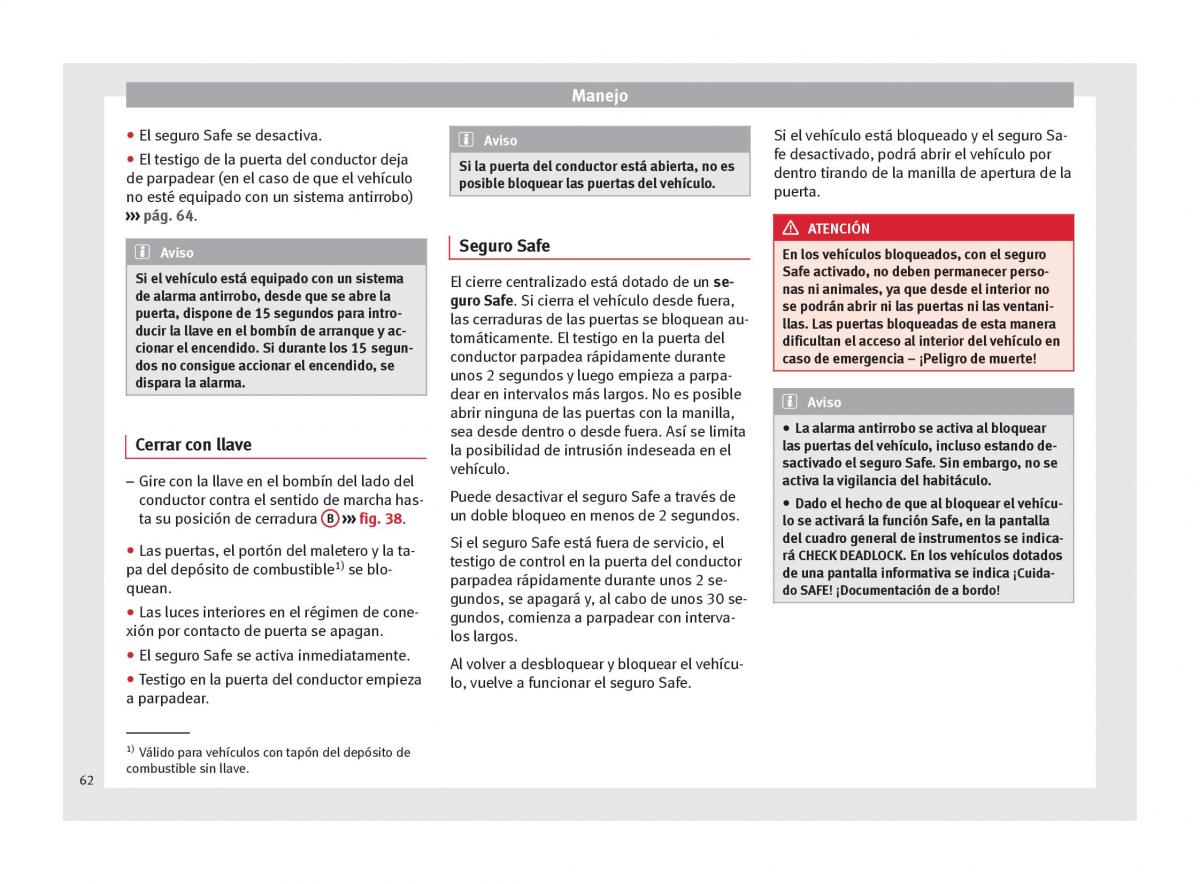 Seat Toledo IV 4 manual del propietario / page 64