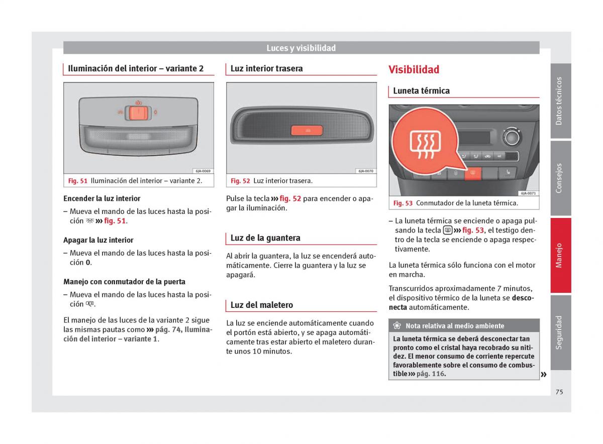 Seat Toledo IV 4 manual del propietario / page 77