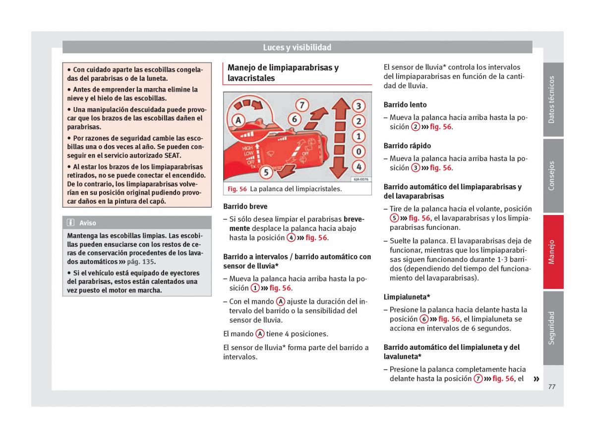 Seat Toledo IV 4 manual del propietario / page 79