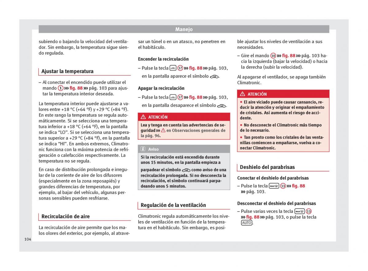 Seat Toledo IV 4 manual del propietario / page 106