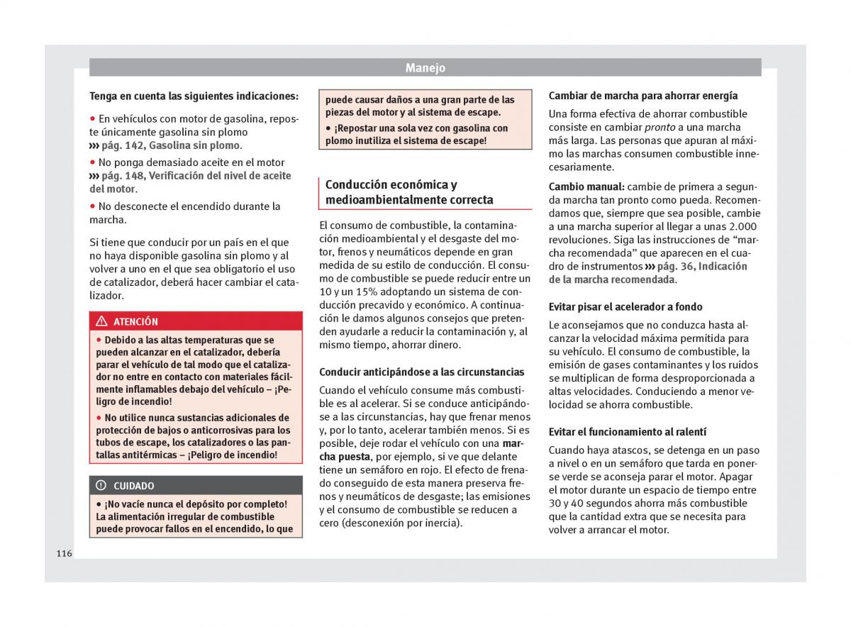 Seat Toledo IV 4 manual del propietario / page 118