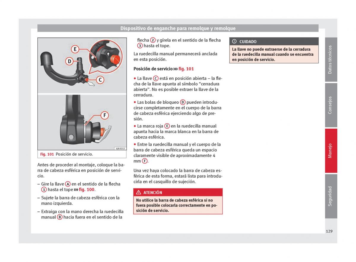 Seat Toledo IV 4 manual del propietario / page 131