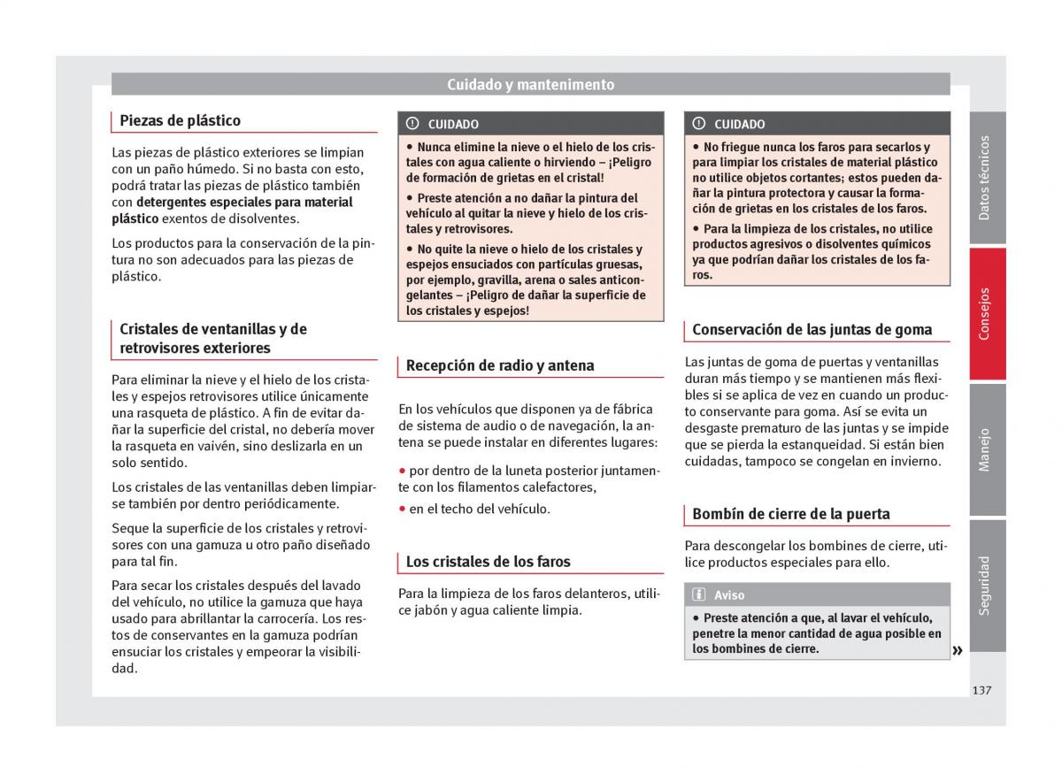 Seat Toledo IV 4 manual del propietario / page 139