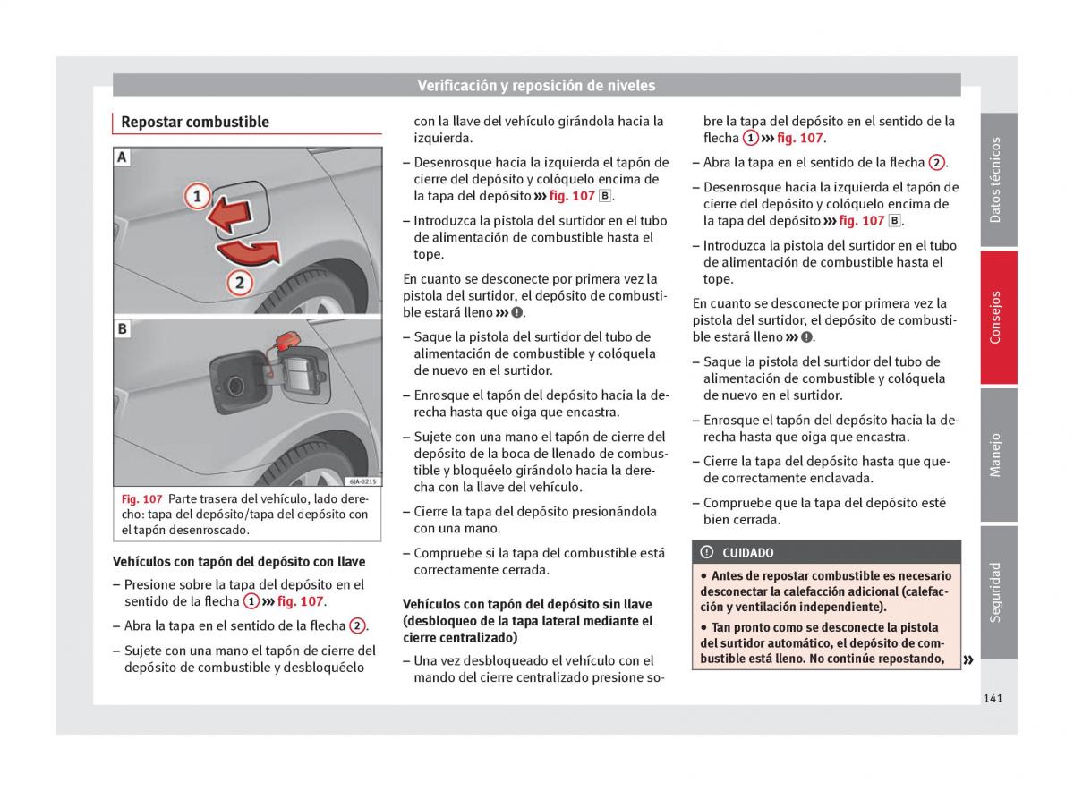 Seat Toledo IV 4 manual del propietario / page 143