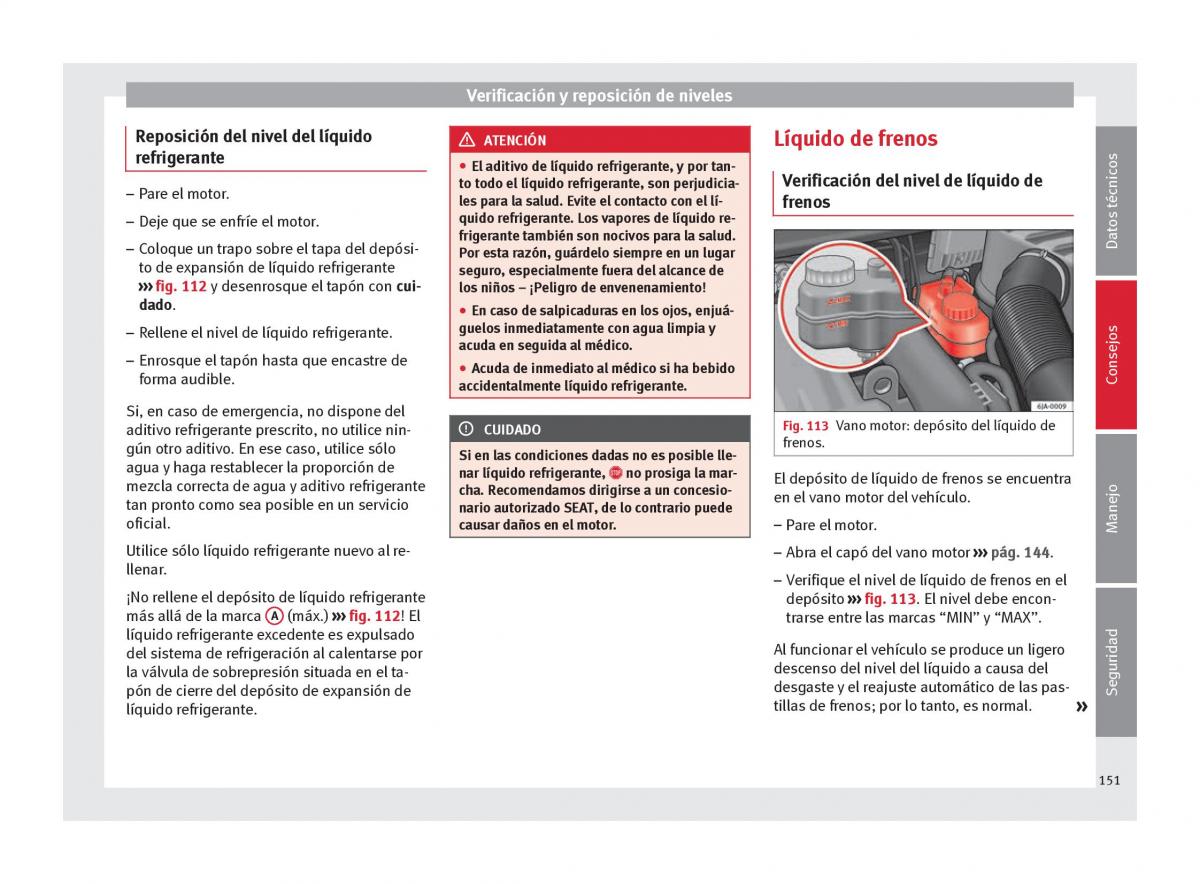 Seat Toledo IV 4 manual del propietario / page 153