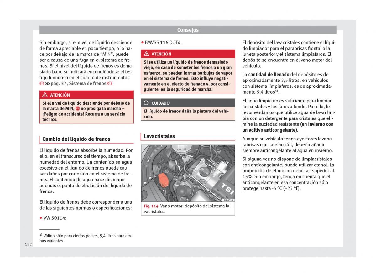 Seat Toledo IV 4 manual del propietario / page 154