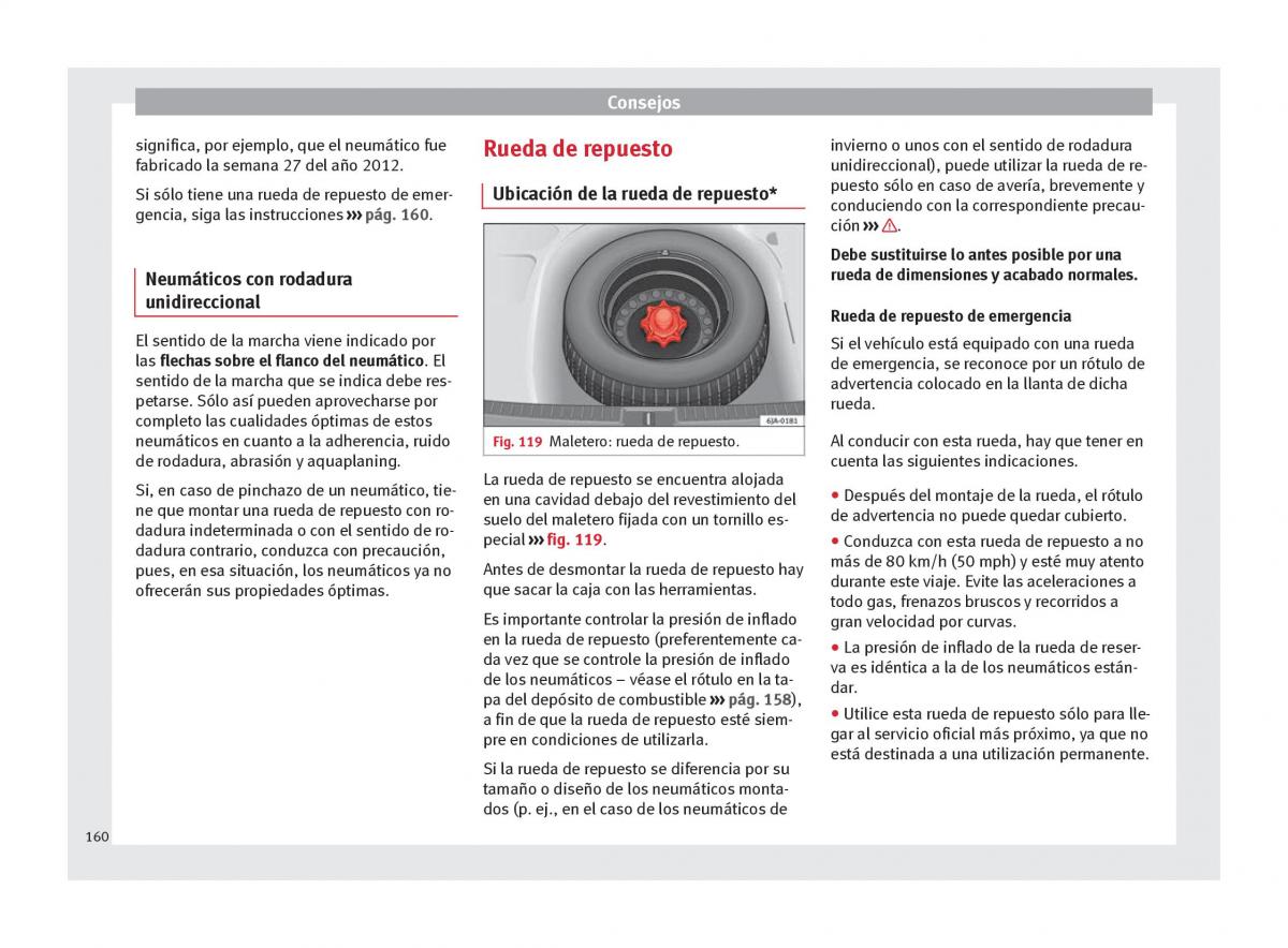 Seat Toledo IV 4 manual del propietario / page 162