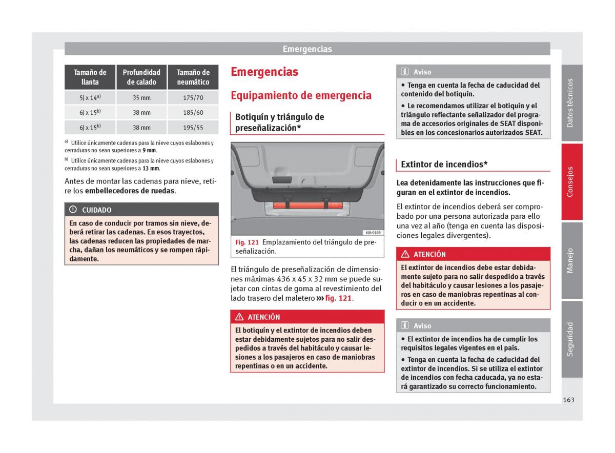 Seat Toledo IV 4 manual del propietario / page 165