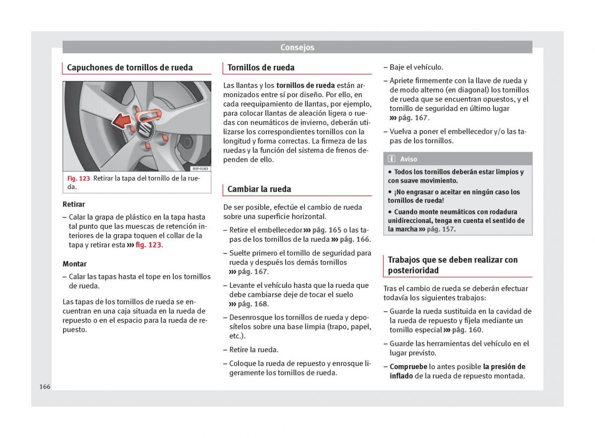 Seat Toledo IV 4 manual del propietario / page 168