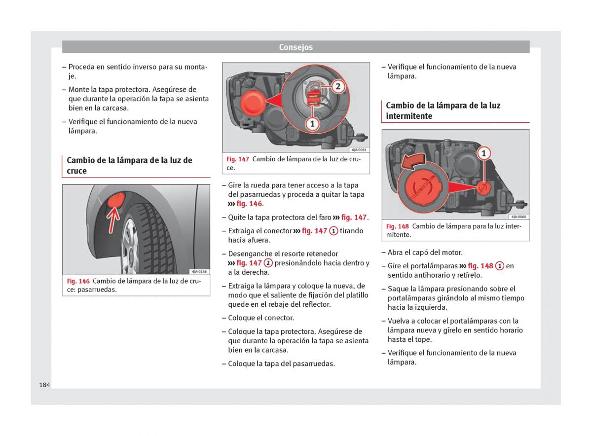 Seat Toledo IV 4 manual del propietario / page 186