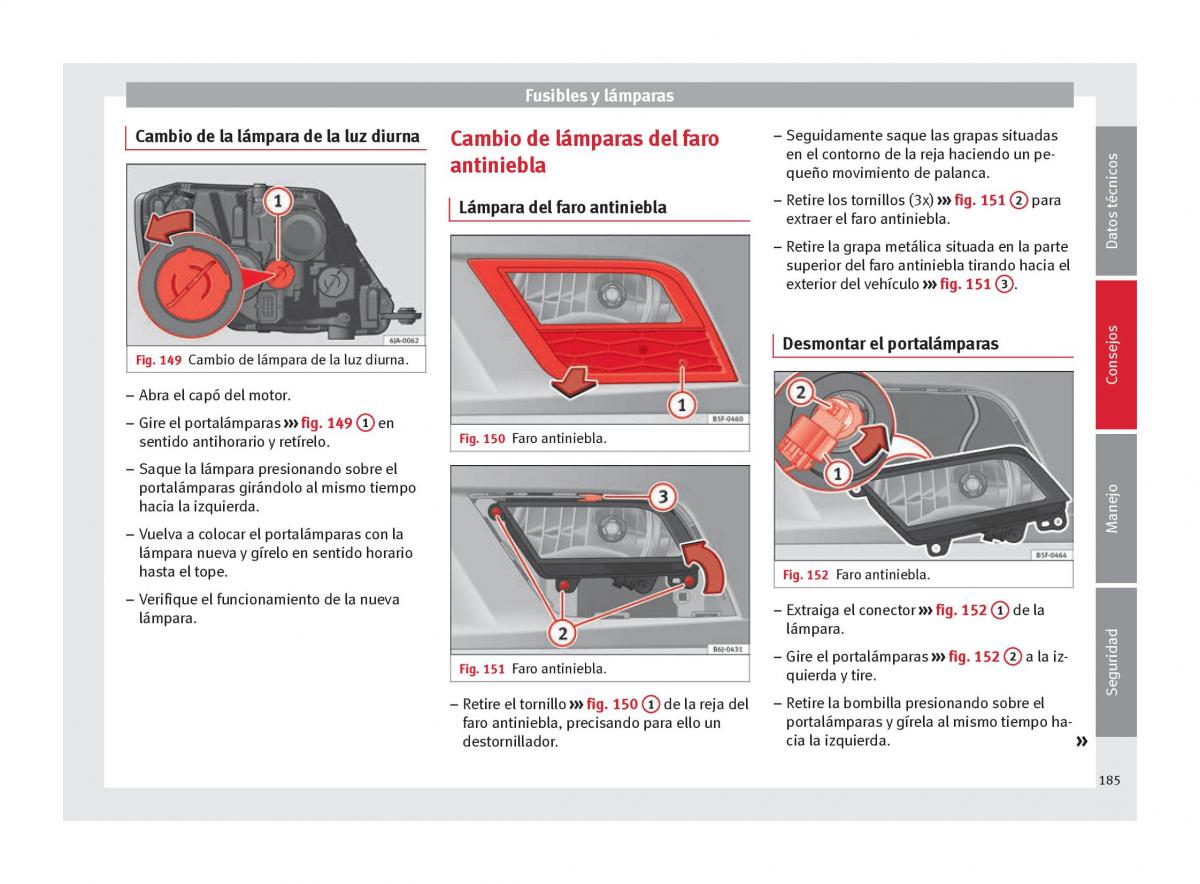 Seat Toledo IV 4 manual del propietario / page 187