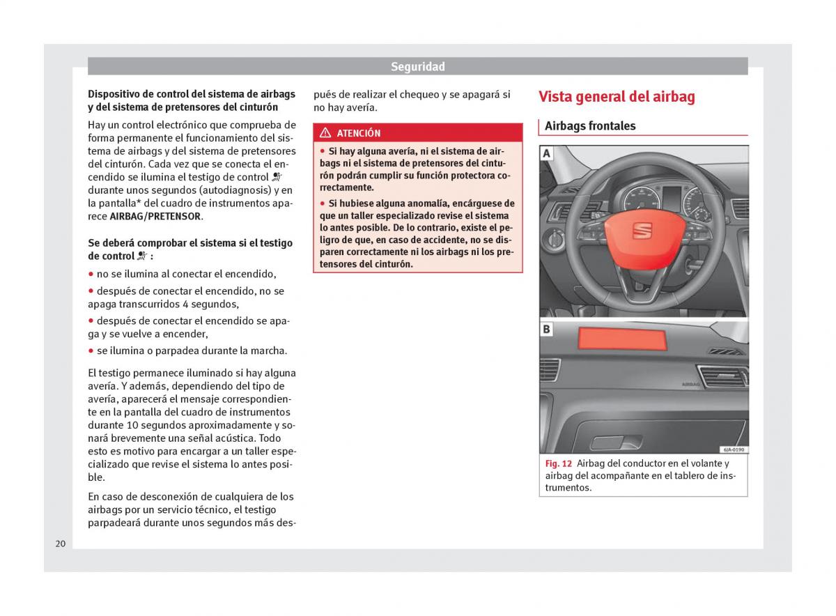 Seat Toledo IV 4 manual del propietario / page 22