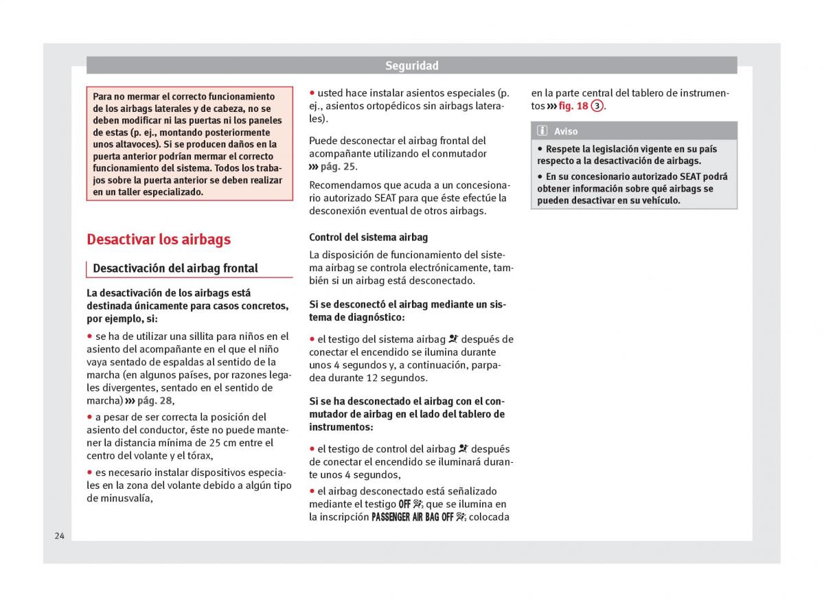 Seat Toledo IV 4 manual del propietario / page 26