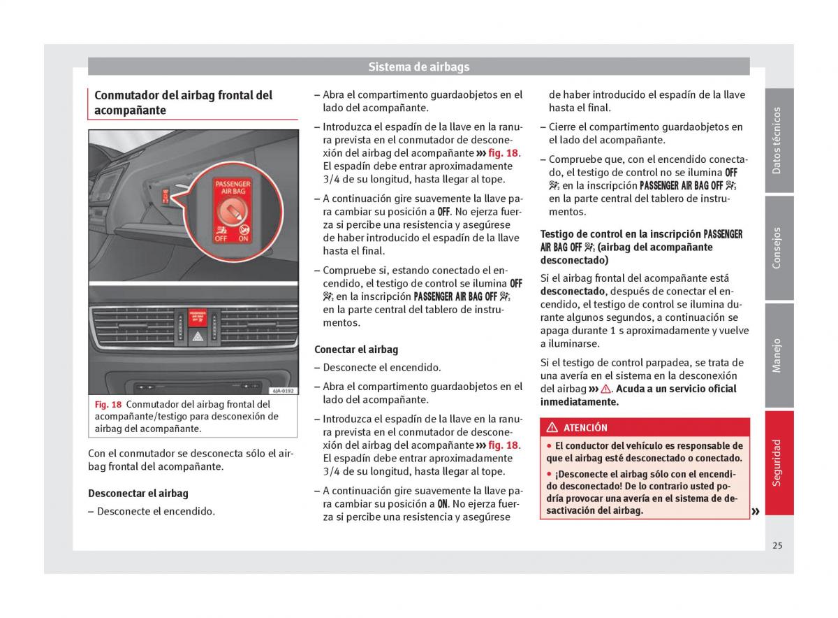 Seat Toledo IV 4 manual del propietario / page 27