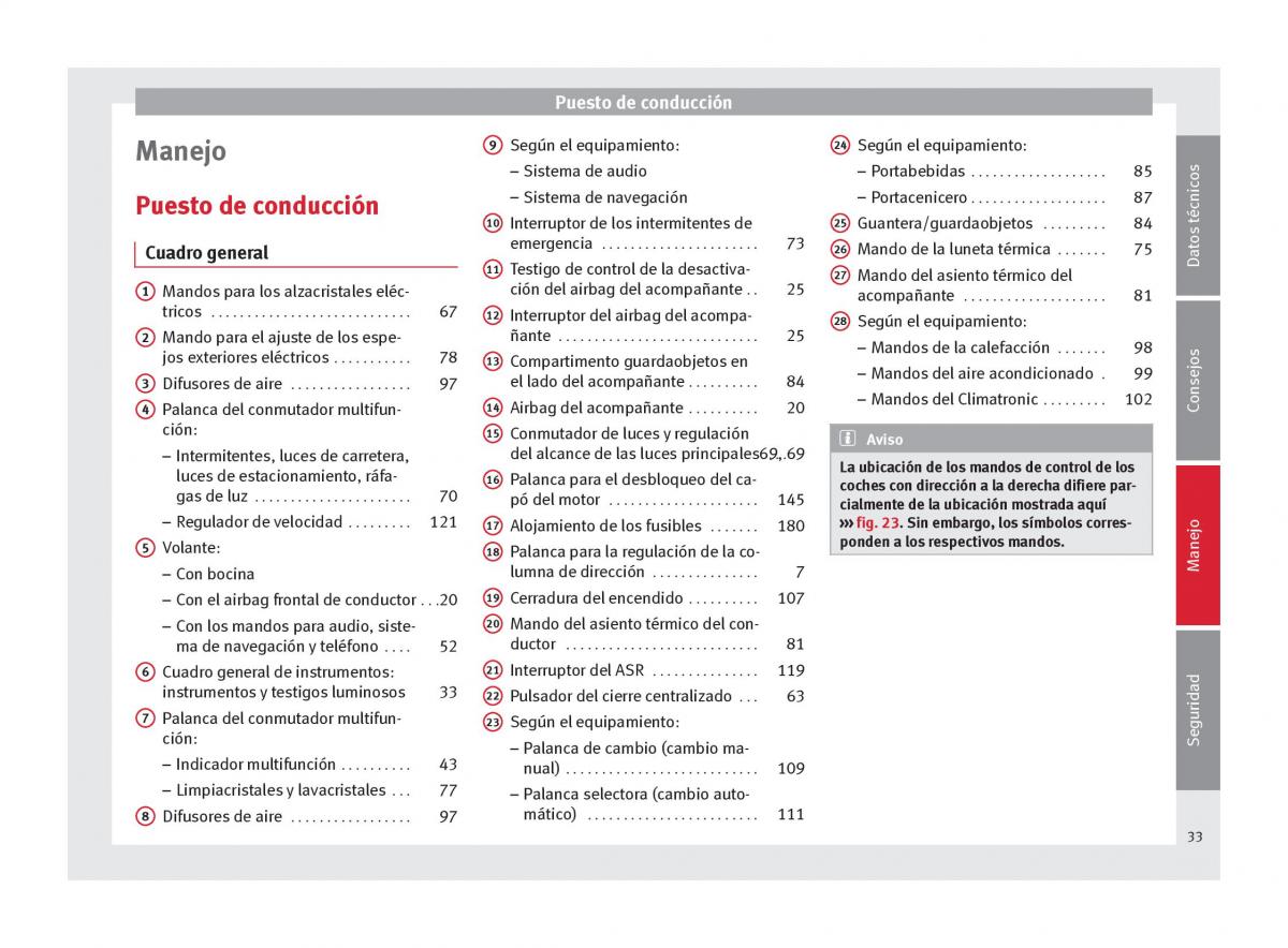 Seat Toledo IV 4 manual del propietario / page 35