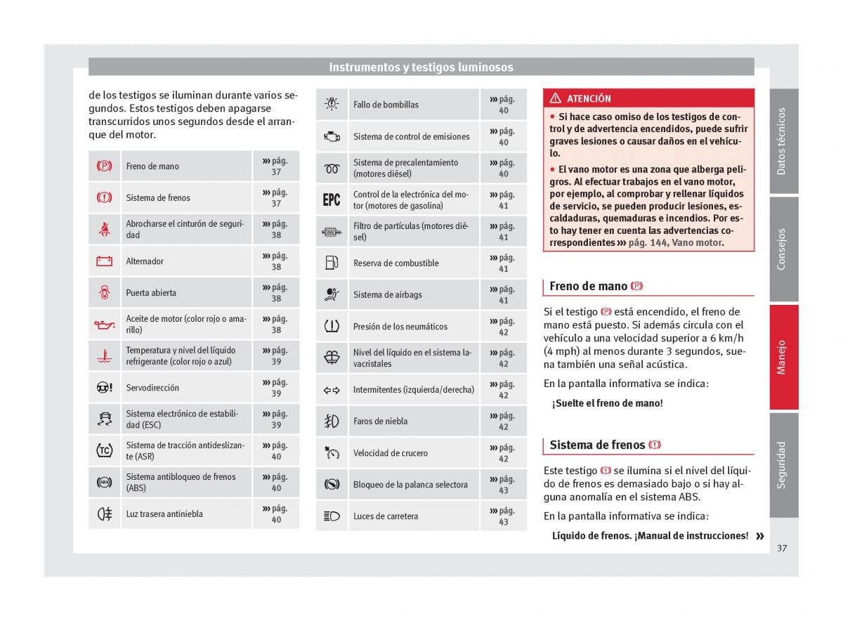 Seat Toledo IV 4 manual del propietario / page 39