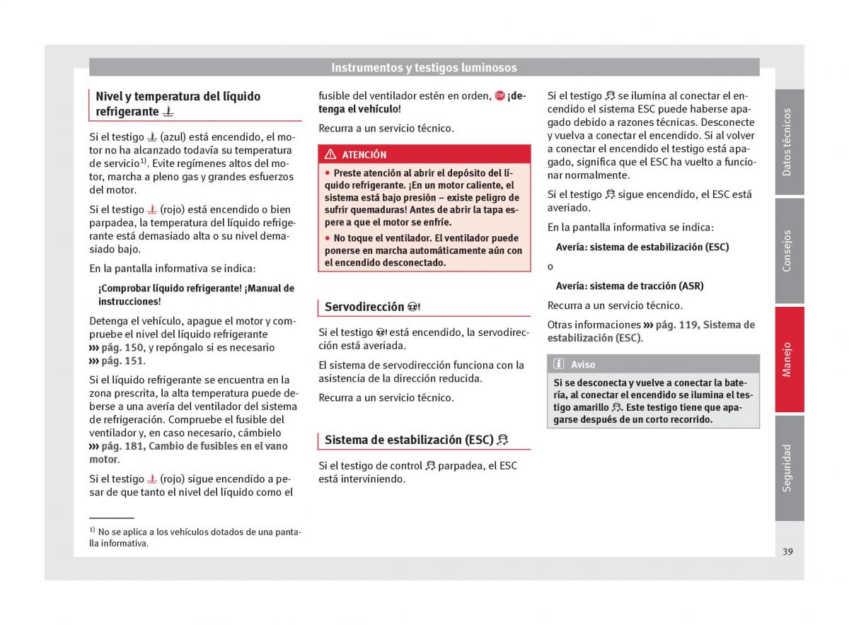 Seat Toledo IV 4 manual del propietario / page 41