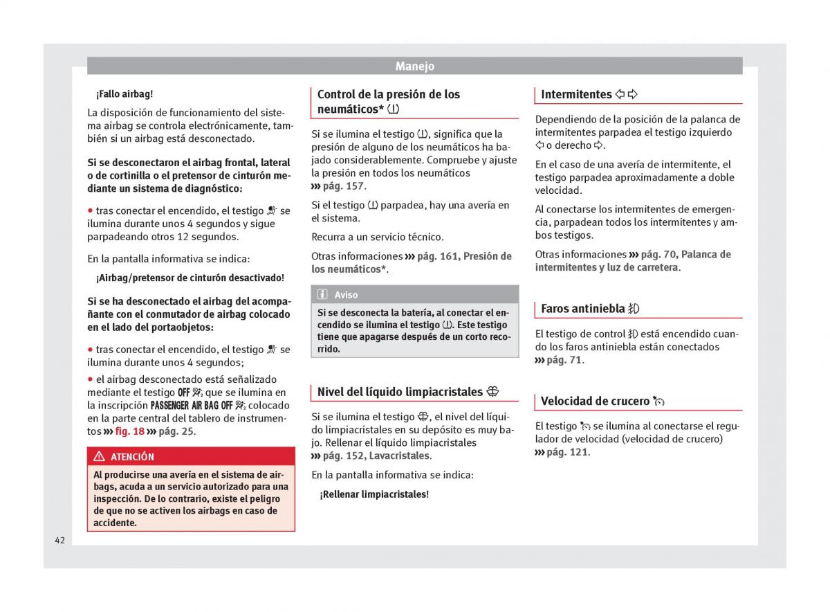 Seat Toledo IV 4 manual del propietario / page 44