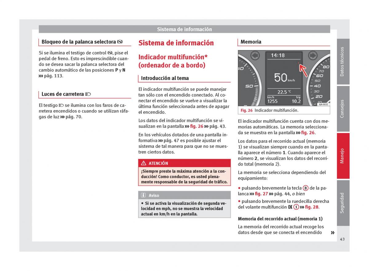 Seat Toledo IV 4 manual del propietario / page 45