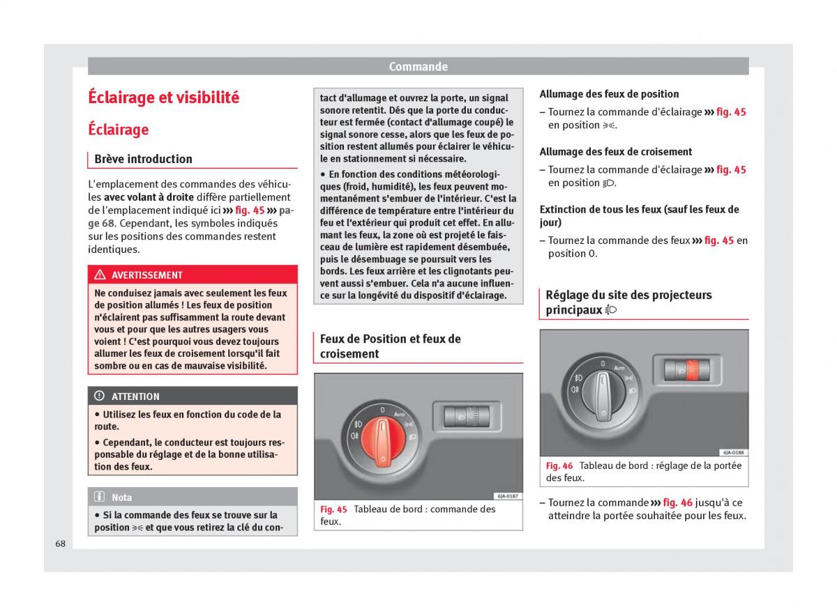 Seat Toledo IV 4 manuel du proprietaire / page 70