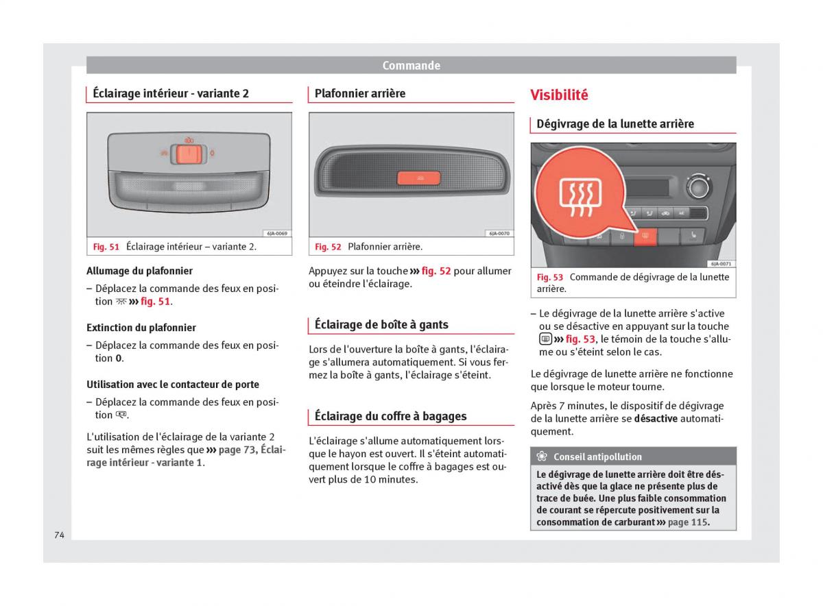 Seat Toledo IV 4 manuel du proprietaire / page 76