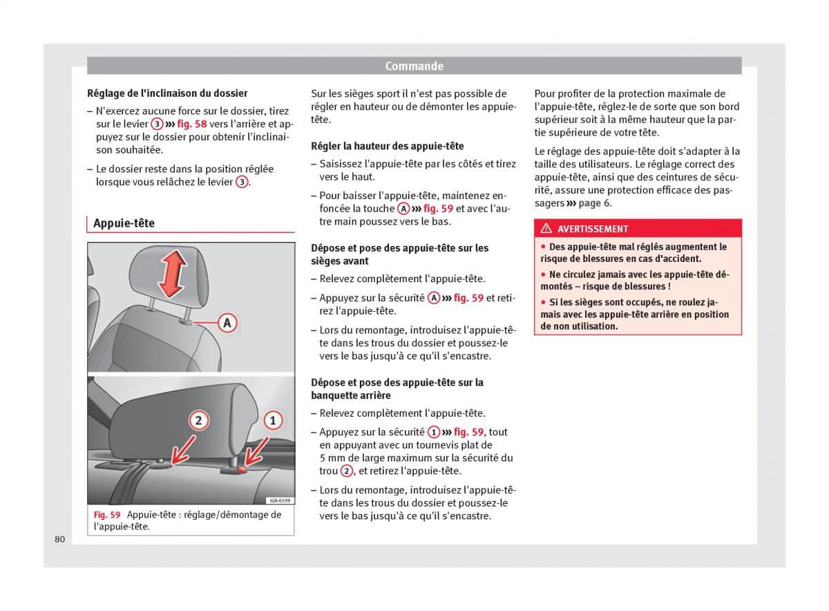 Seat Toledo IV 4 manuel du proprietaire / page 82