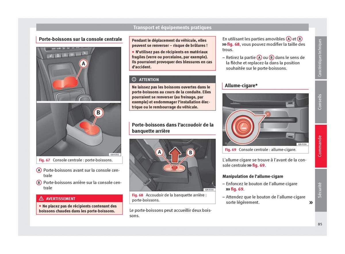 Seat Toledo IV 4 manuel du proprietaire / page 87