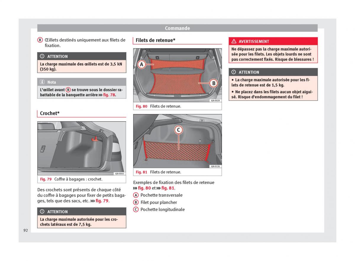 Seat Toledo IV 4 manuel du proprietaire / page 94