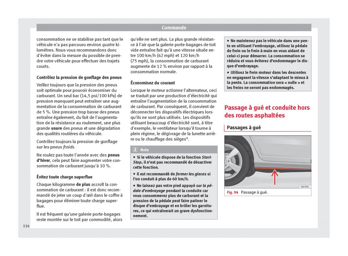 Seat Toledo IV 4 manuel du proprietaire / page 118