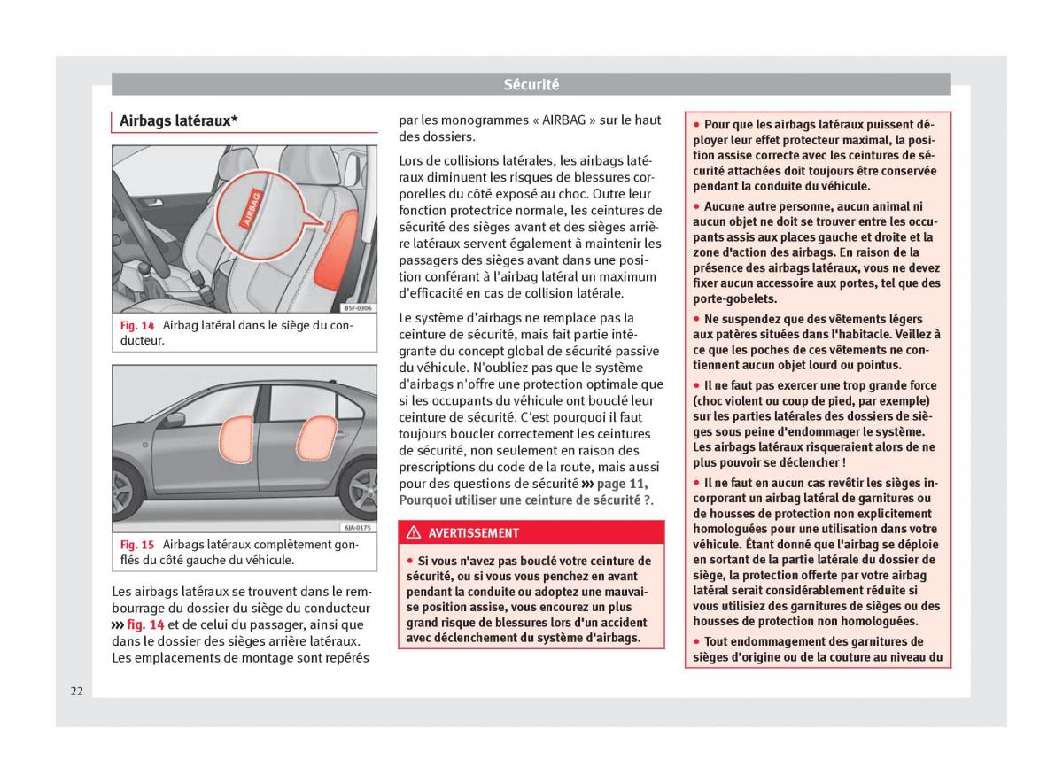 Seat Toledo IV 4 manuel du proprietaire / page 24