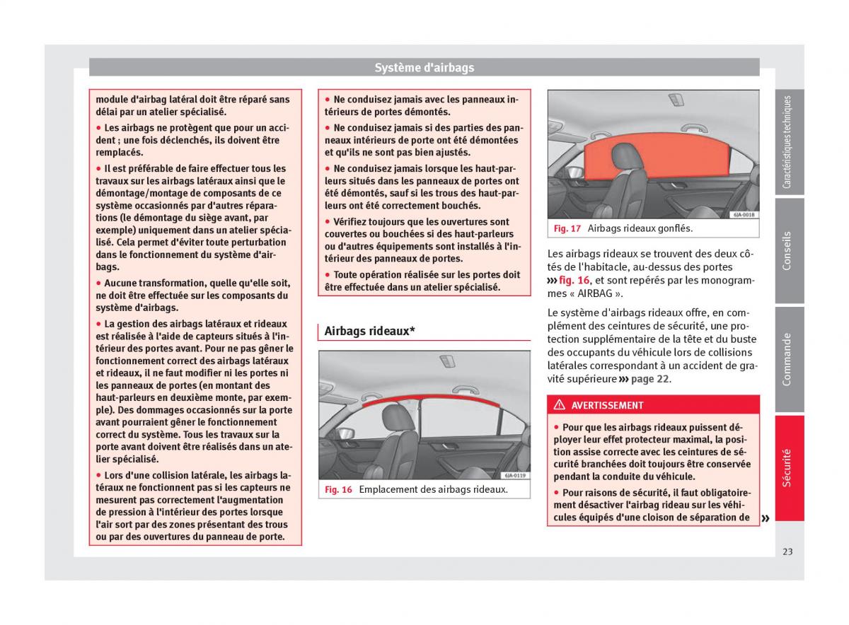 Seat Toledo IV 4 manuel du proprietaire / page 25