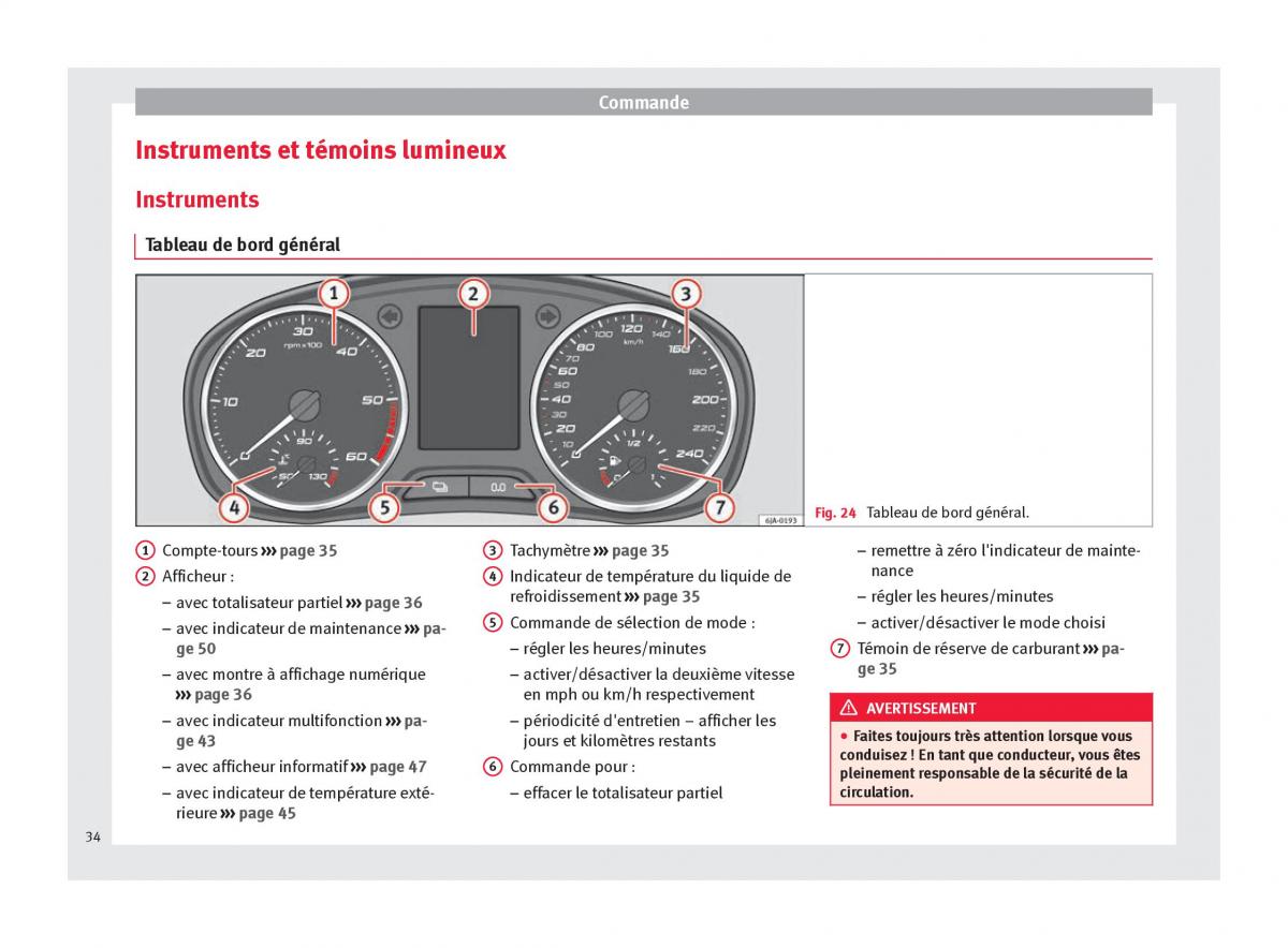 Seat Toledo IV 4 manuel du proprietaire / page 36