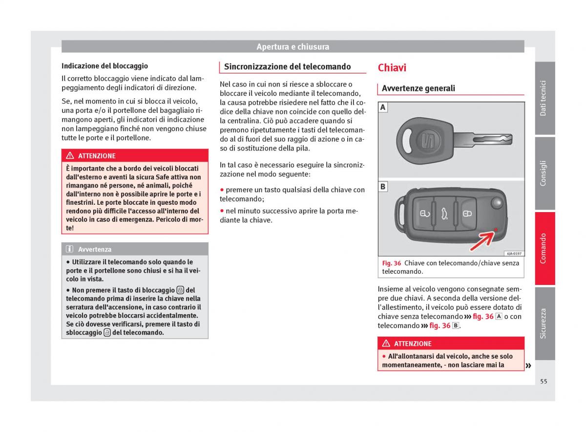 Seat Toledo IV 4 manuale del proprietario / page 57