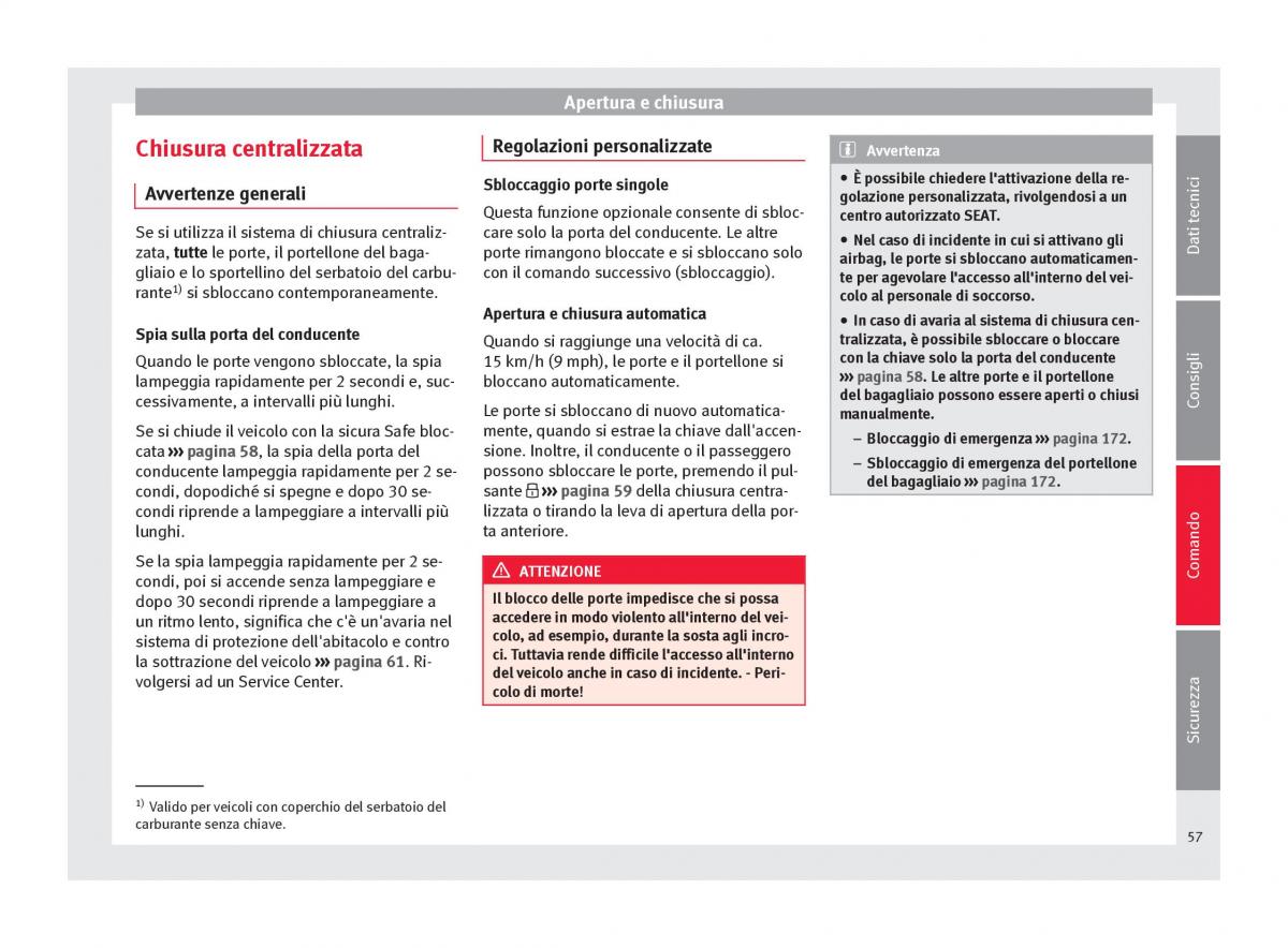 Seat Toledo IV 4 manuale del proprietario / page 59