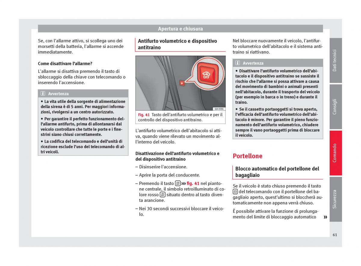 Seat Toledo IV 4 manuale del proprietario / page 63