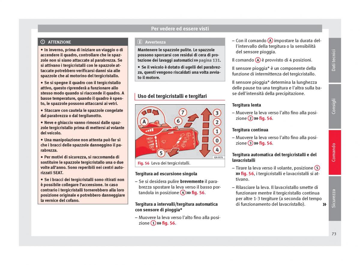 Seat Toledo IV 4 manuale del proprietario / page 75