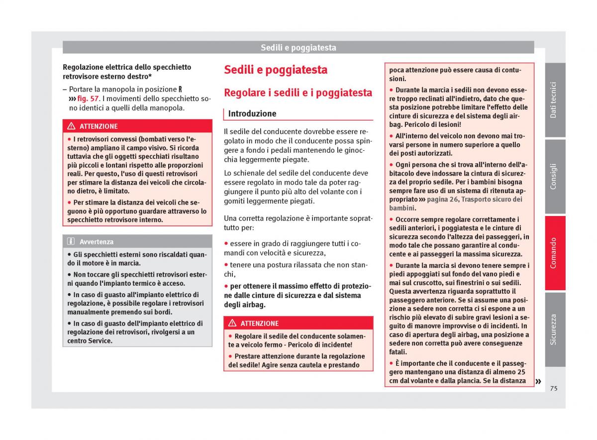 Seat Toledo IV 4 manuale del proprietario / page 77