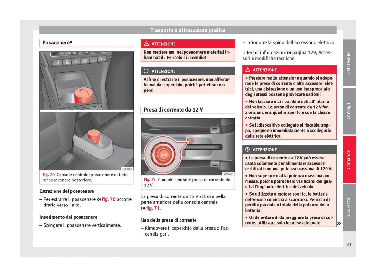 Seat Toledo IV 4 manuale del proprietario / page 85