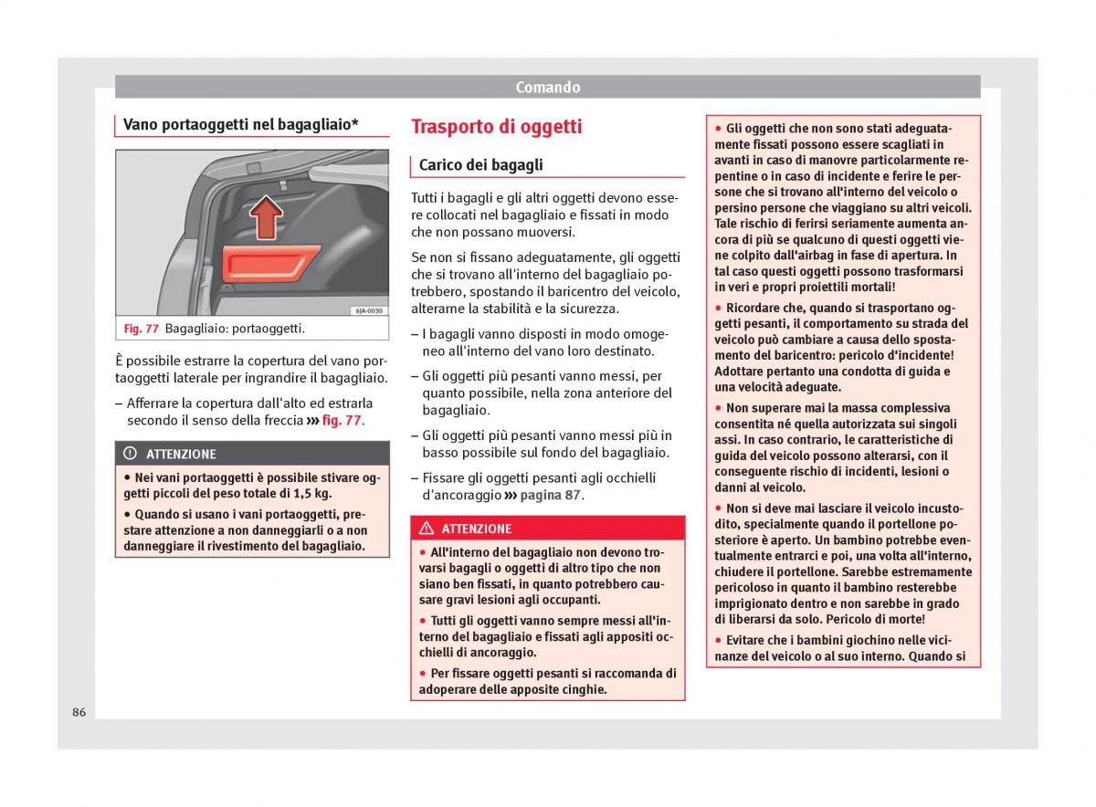 Seat Toledo IV 4 manuale del proprietario / page 88