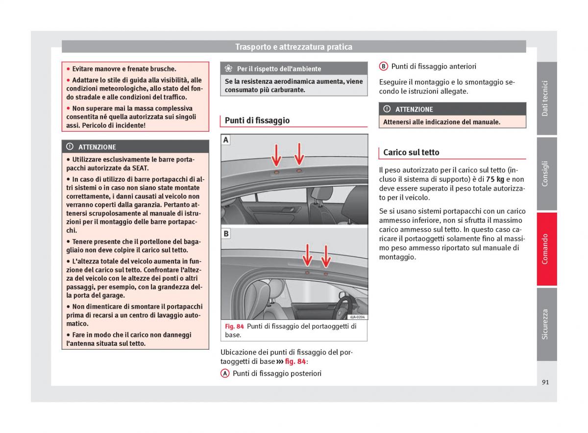 Seat Toledo IV 4 manuale del proprietario / page 93