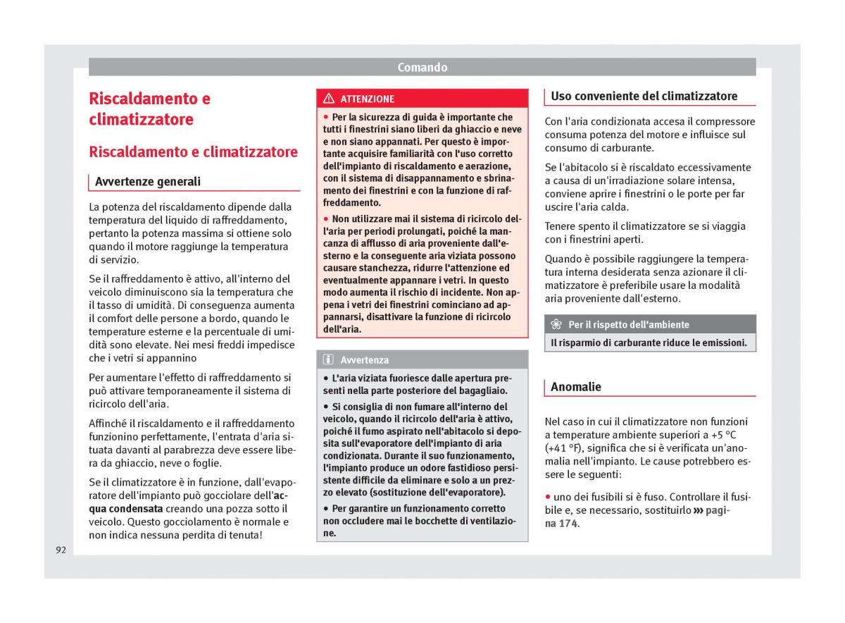 Seat Toledo IV 4 manuale del proprietario / page 94