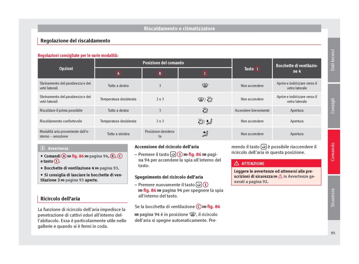 Seat Toledo IV 4 manuale del proprietario / page 97