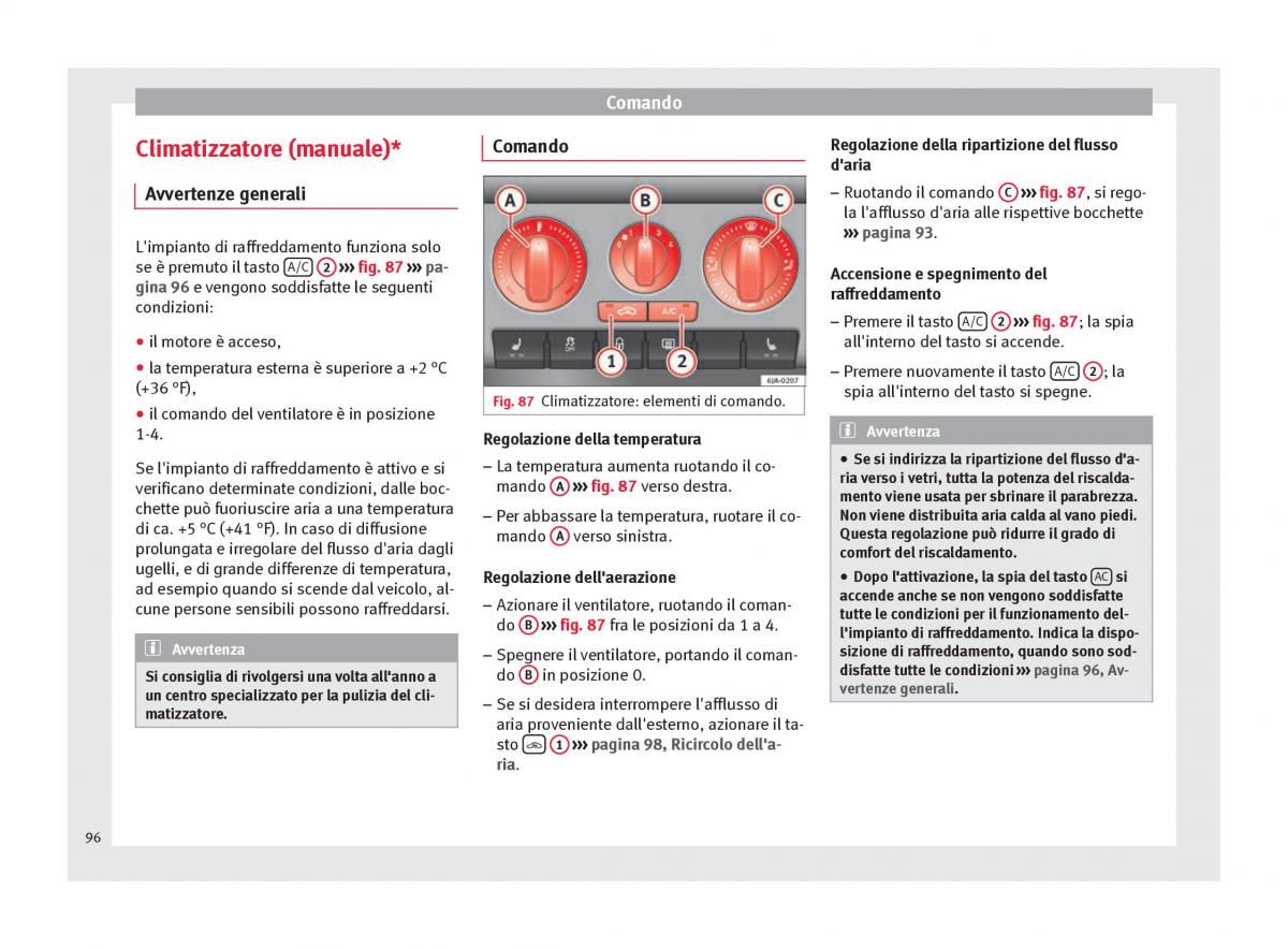 Seat Toledo IV 4 manuale del proprietario / page 98