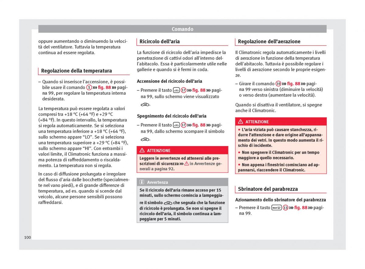 Seat Toledo IV 4 manuale del proprietario / page 102