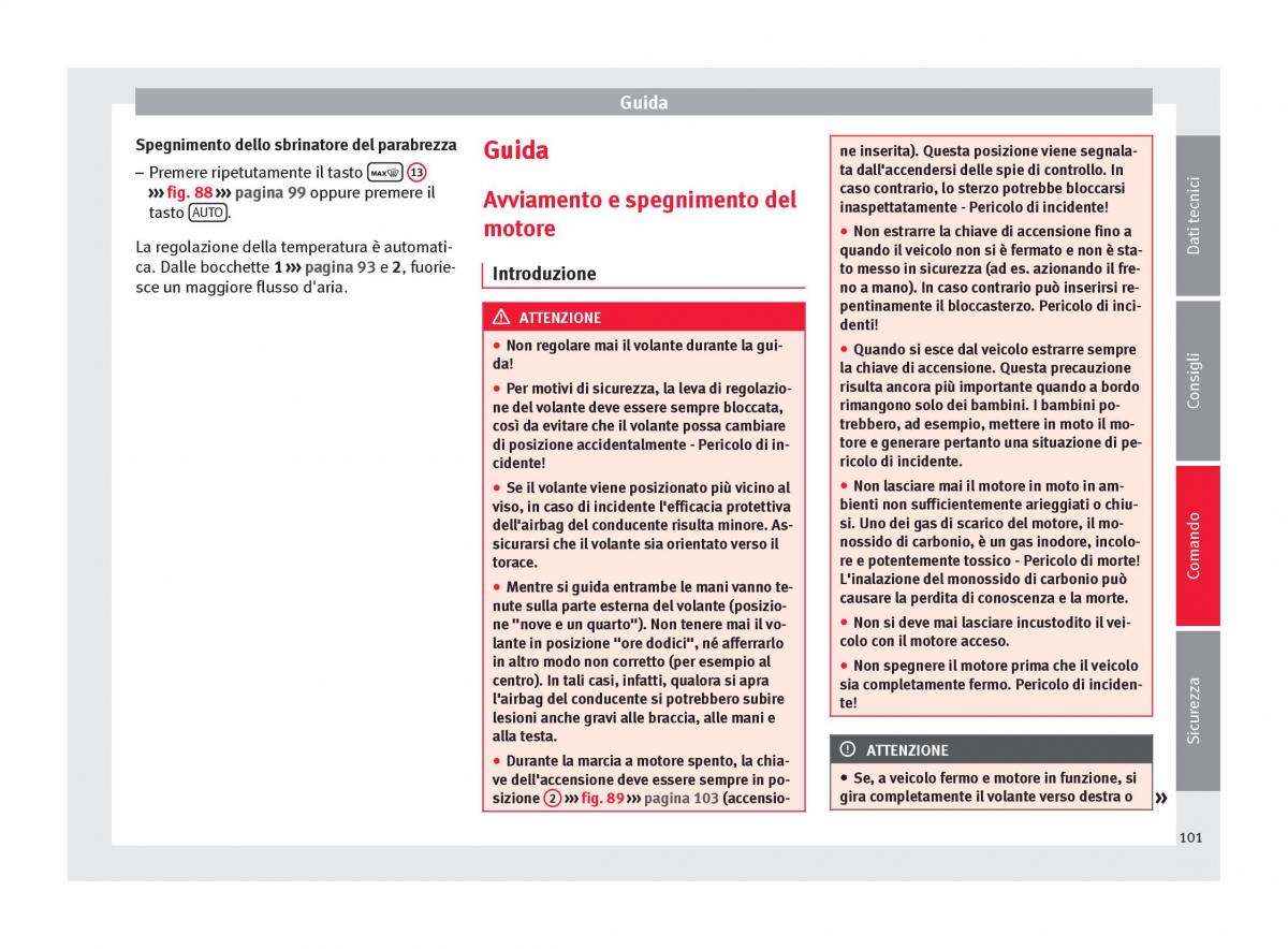 Seat Toledo IV 4 manuale del proprietario / page 103