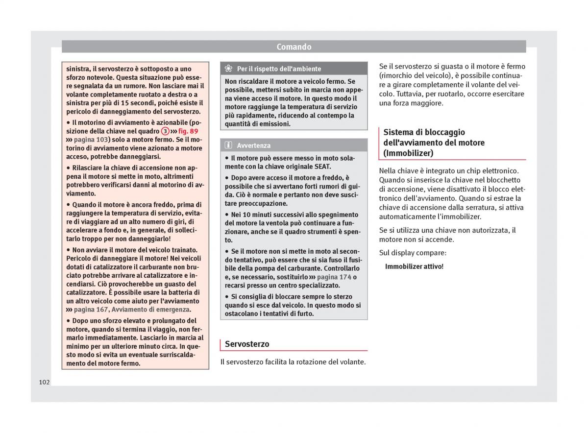 Seat Toledo IV 4 manuale del proprietario / page 104