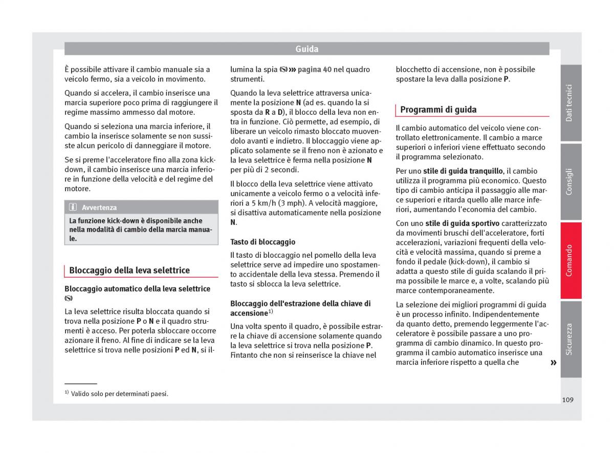 Seat Toledo IV 4 manuale del proprietario / page 111