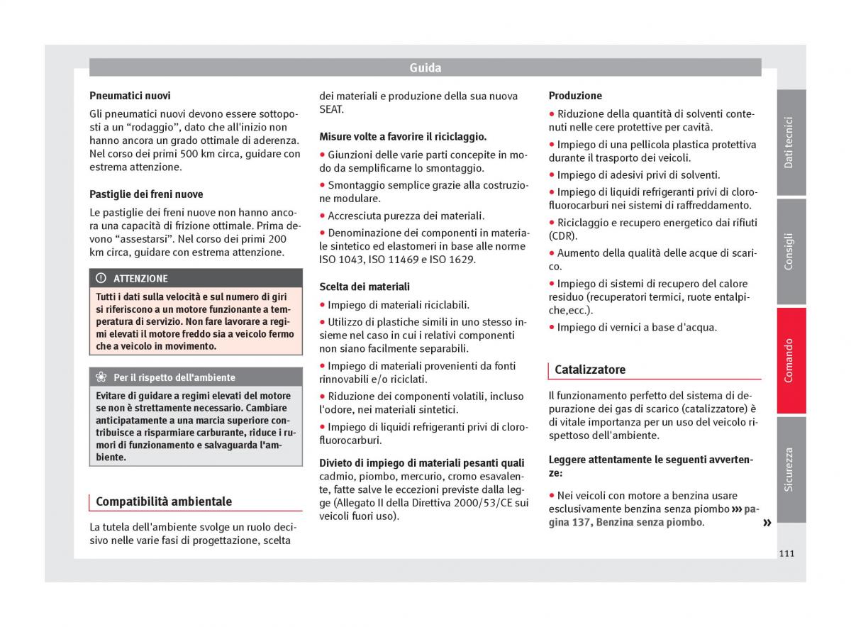 Seat Toledo IV 4 manuale del proprietario / page 113